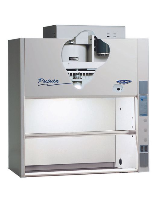 Labconco Basic 47 Lab Hood - These economical powder-coated steel-lined benchtop hoods have a smaller overall height and depth than traditional hoods so they fit in tight areas.
