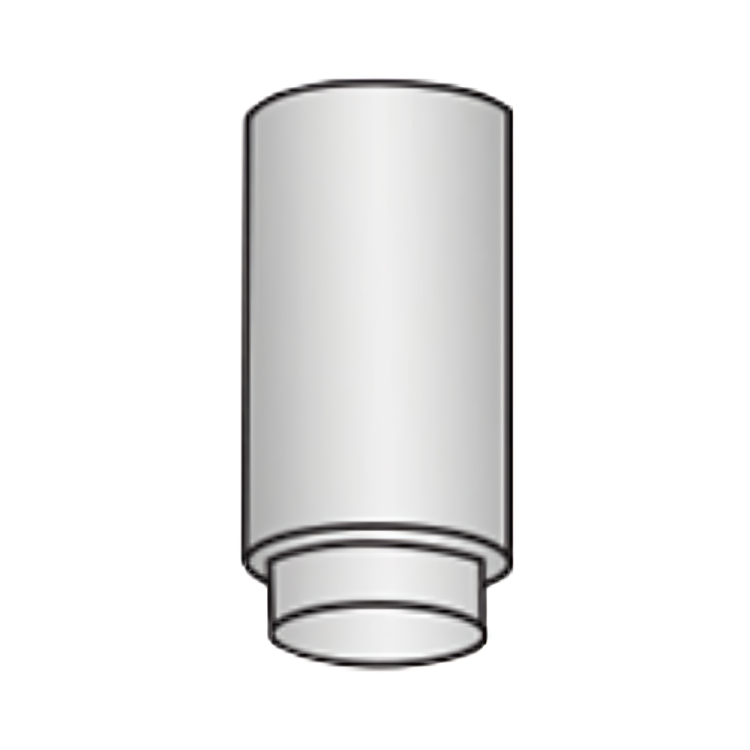 Ductwork and Venting - Zero Pressure Weather Cap discharges fumes vertically away from roof.