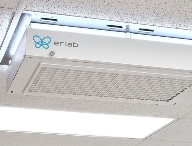 Halo P Smart - Erlab equips its Halo P HEPA air purification stations with a laboratory grade HEPA H14 particulate filter.