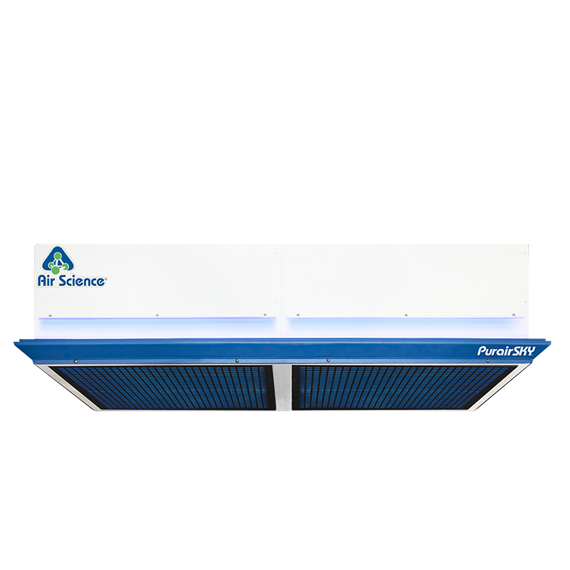 Purair SKY Ceiling Mounted Air Filtration - The Purair® SKY ceiling mounted filtration units are designed to protect laboratory personnel and the environment in areas where hazardous substances are handled.