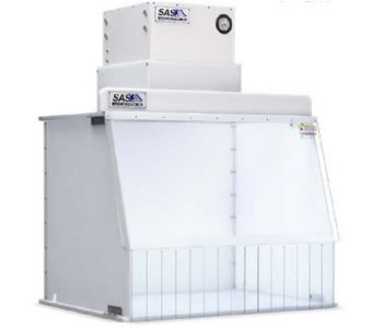 Sentry Air Systems Laminar Flow - The Portable Clean Room Hood offers up to an ISO Class 5 cleanroom to help protect the process from outside contamination and particulate.